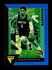 2020-21 Panini Flux Blue Prizm #242 Kenyon Martin Jr. Rockets RC Rookie